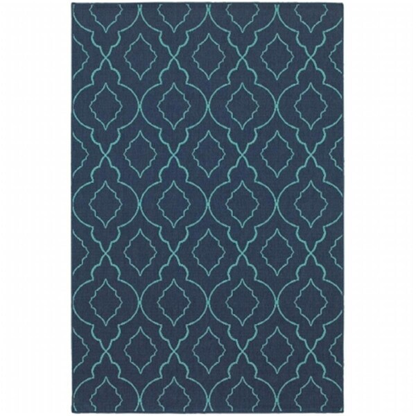 Sphinx By Oriental Weavers Oriental Weavers Meridian 7541B 8 and apos; Round Round - Navy/ Blue-Polypropylene M7541B240RDST - main